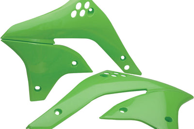 Acerbis Radiator Shrouds Kaw Green - Offroad Collection