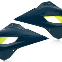 Acerbis Radiator Shrouds Kaw Green - Green/Black - Offroad Collection