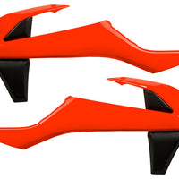 Acerbis Radiator Shrouds Kaw Green - Green/Black - Offroad Collection