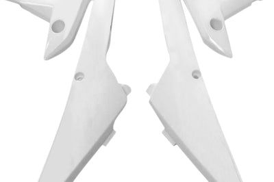 Acerbis Radiator Shrouds Kaw Green - White - Offroad Collection