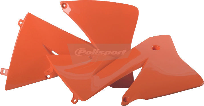 Polisport Radiator Shrouds Kx450 Green - Orange - Offroad Collection