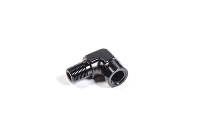 Radium Engineering 1/8in NPT Male to Female 90 Degree Fitting - Fabrication