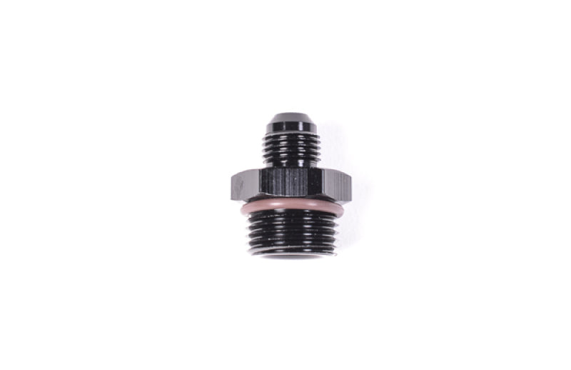 Radium Engineering 10AN ORB to 6AN Male Fitting - Black - Fabrication