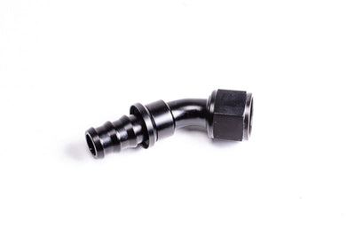 Radium Engineering 45 Degree 8AN Pushlok Hose End Fitting - Fabrication
