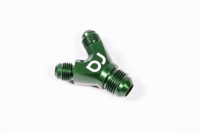 Radium Engineering Dual 6AN to 8AN Y-Adapter Block Fitting - Fabrication