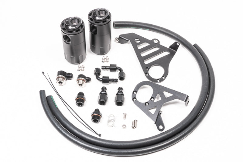 Radium Engineering Dual Catch Can Kit 16-18 Focus RS Fluid Lock - Engine Components