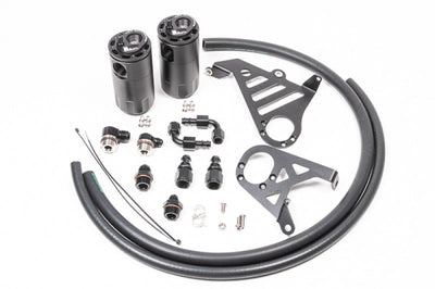 Radium Engineering Dual Catch Can Kit 16-18 Focus RS Fluid Lock - Engine Components