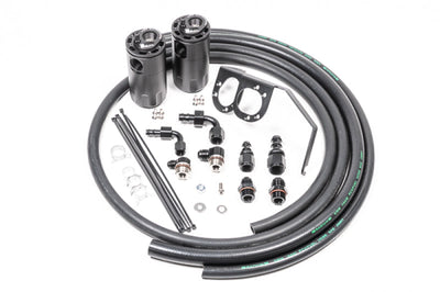 Radium Engineering Dual Catch Can Kit 2015 + Subaru WRX Fluid Lock - Engine Components
