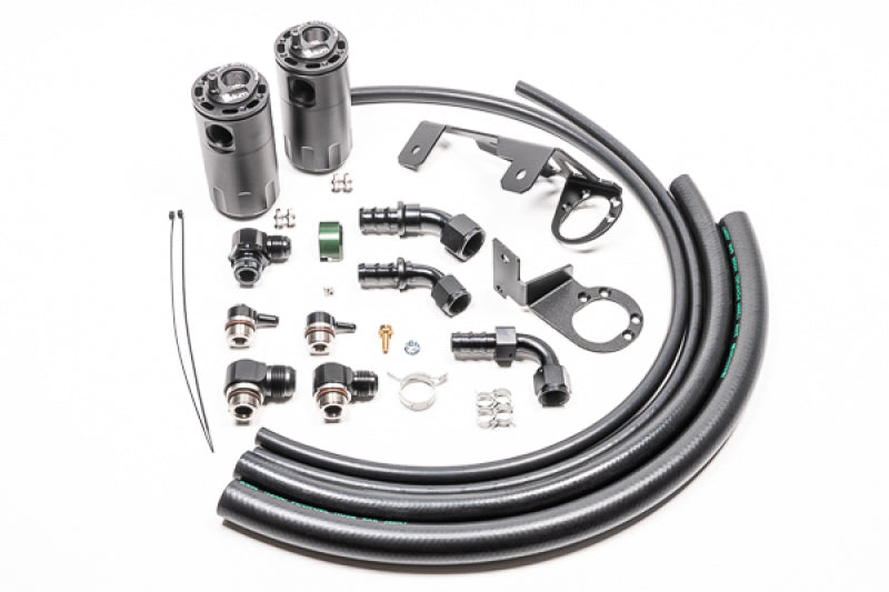 Radium Engineering Dual Catch Can Kit MK5 Supra Fluid Lock - Engine Components