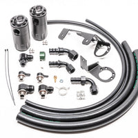 Radium Engineering Dual Catch Can Kit MK5 Supra Fluid Lock - Engine Components