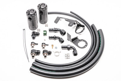 Radium Engineering Dual Catch Can Kit MK5 Supra Fluid Lock - Engine Components