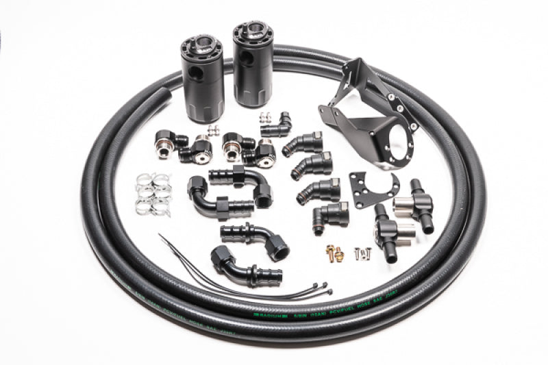 Radium Engineering Dual Catch Can Kit Nissan R32 Skyline GT-R Fluid Lock - Engine Components