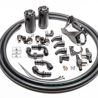 Radium Engineering Dual Catch Can Kit Nissan R32 Skyline GT-R Fluid Lock - Engine Components