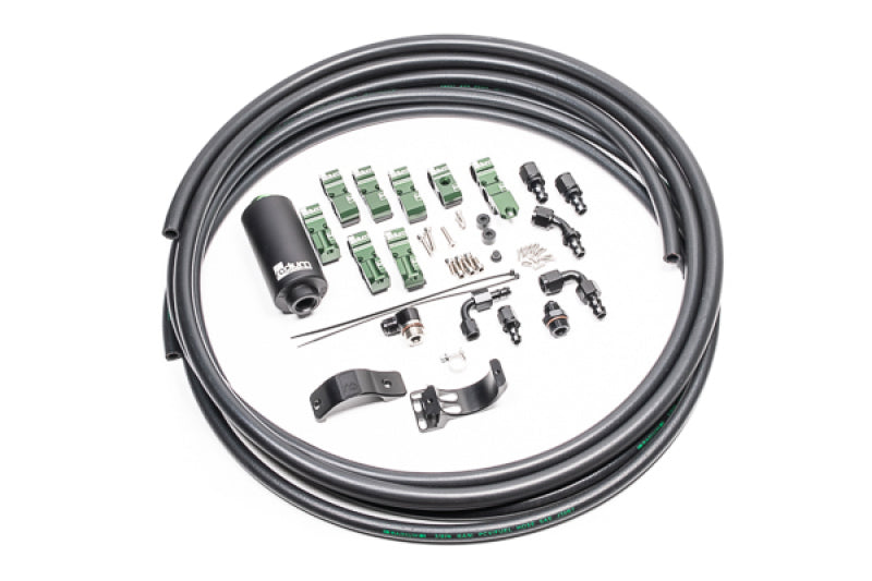 Radium Engineering Early Nissan Fuel Hanger Plumbing Kit Microglass Filter - Delivery
