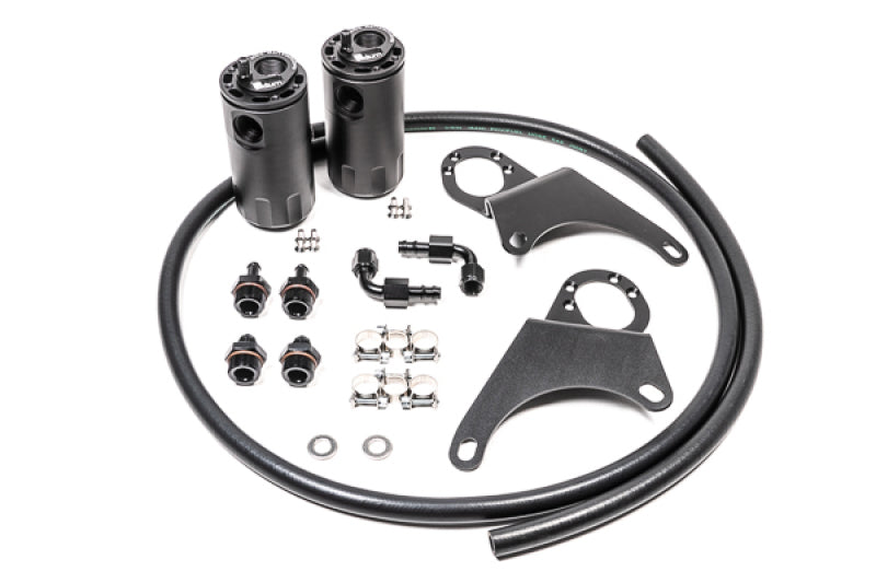 Radium Engineering Mitsubishi Evo 8-9 Dual Catch Can Kit Fluid Lock - Engine Components