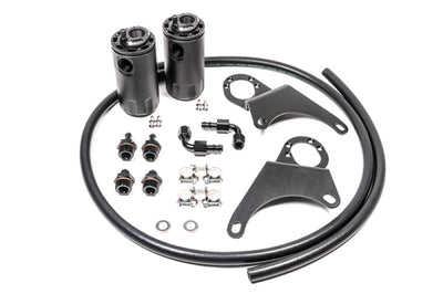 Radium Engineering Mitsubishi Evo 8-9 Dual Catch Can Kit Fluid Lock - Engine Components