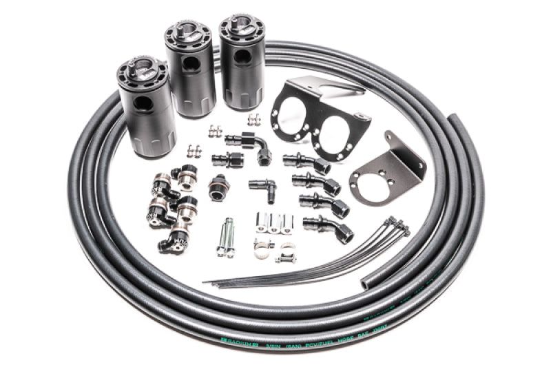 Radium Engineering Triple Catch Can Kit Nissan R35 GT-R Fluid Lock - Engine Components