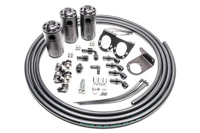 Radium Engineering Triple Catch Can Kit Nissan R35 GT-R Fluid Lock - Engine Components