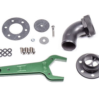 Radium Engineering Remote Mount Fill Neck - 24AN Elbow - 1.5in Barb - Fabrication