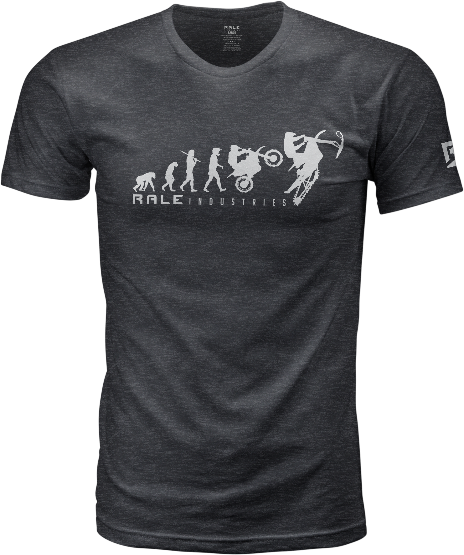 Rale Industries Revolution Tee Grey Xl - Small - Apparel Collection