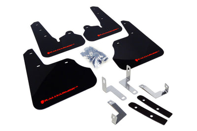 Rally Armor 12-16 Subaru Impreza Black UR Mud Flap w/ Red Logo - Body & Protection