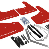 Rally Armor 13-19 USDM Ford Fiesta ST Red UR Mud Flap w/ White Logo - Body & Protection