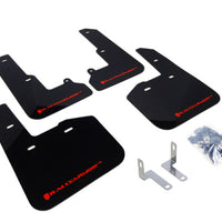 Rally Armor 15-19 Subaru Legacy Black UR Mud Flap w/ Red Logo - Body & Protection