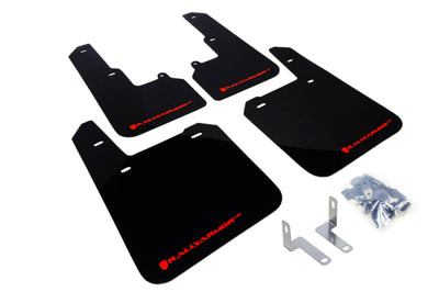 Rally Armor 15-19 Subaru Outback Black UR Mud Flap w/ Red Logo - Body & Protection