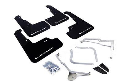 Rally Armor 15-21 Subaru WRX/STI (Sedan ONLY) Black UR Mud Flap w/ White Logo - Body & Protection