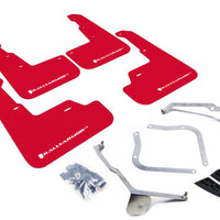 Rally Armor 15-21 Subaru WRX/STI (Sedan ONLY) Red UR Mud Flap w/ White Logo - Body & Protection