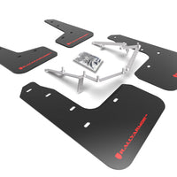 Rally Armor 17-21 Honda Civic EX / EX-L / LX (Hatchback) Black UR Mud Flap Red Logo - Body & Protection