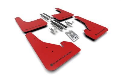 Rally Armor 18-22 Toyota Corolla Hatchback Red UR Mud Flap Black Logo - Body & Protection