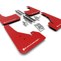Rally Armor 18-22 Toyota Corolla Hatchback Red UR Mud Flap w/ White Logo - Body & Protection