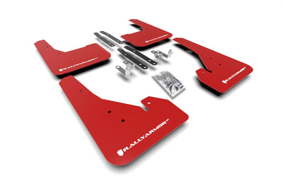 Rally Armor 18-22 Toyota Corolla Hatchback Red UR Mud Flap w/ White Logo - Body & Protection