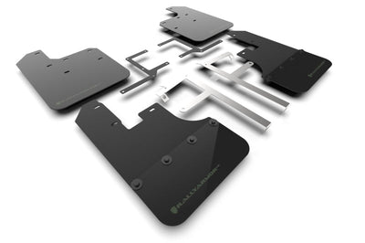 Rally Armor 19-22 Jeep Gladiator Black Mud Flap w/ Army Green Logo - Body & Protection