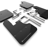 Rally Armor 19-22 Jeep Gladiator Black Mud Flap w/ Grey Logo - Body & Protection