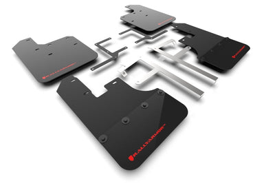 Rally Armor 19-22 Jeep Gladiator Black Mud Flap w/ Red Logo - Body & Protection