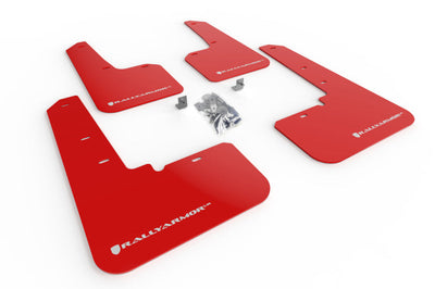 Rally Armor 20-22 Subaru Outback Red UR Mud Flap w/ White Logo - Body & Protection
