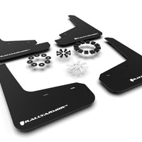 Rally Armor 20-22 Tesla Model Y Black UR Mud Flap w/ White Logo - Body & Protection