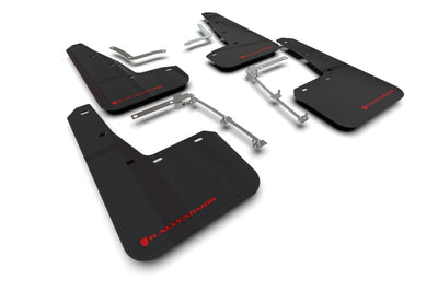 Rally Armor 20-22 Toyota GR Yaris Hatchback Black Mud Flap w/ Red Logo - Body & Protection