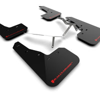 Rally Armor 2022 Honda Civic (Incl. Si/Sport/Touring) Black UR Mud Flap w/ Red Logo - Body & Protection