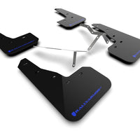 Rally Armor 2022 Honda Civic (Incl. Si/Sport/Touring) Black UR Mud Flap w/ Blue Logo - Body & Protection