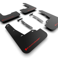 Rally Armor 2022 Hyundai Elantra N & Line Black UR Mud Flap w/ Red Logo - Body Protection