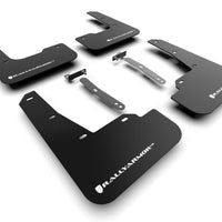 Rally Armor 2022 Hyundai Elantra N & Line Black UR Mud Flap w/ White Logo - Body Protection