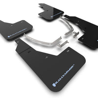 Rally Armor 2022 Hyundai Ioniq 5 Black Mud Flap w/ Light Blue Logo - Body & Protection