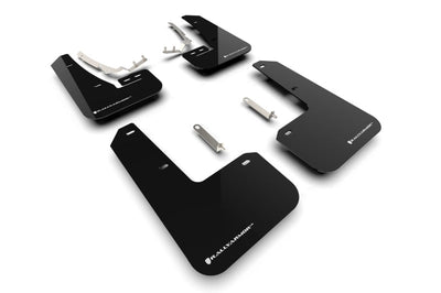 Rally Armor 2022 MK8 Volkswagen Golf GTI/R Black UR Mud Flap w/ White Logo - Body & Protection