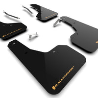 Rally Armor 2022 Subaru Forester (Incl. Wilderness) Black UR Mud Flap w/ Wild Orange Logo - Body & Protection