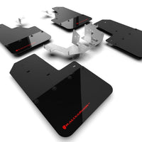 Rally Armor 21-22 Ford Bronco (Plstc Bmpr - NO Rptr/Sprt - RR/RB) Blk Mud Flap w/Red Logo - Body & Protection