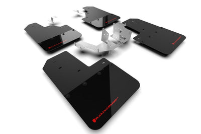 Rally Armor 21-22 Ford Bronco (Plstc Bmpr - NO Rptr/Sprt - RR/RB) Blk Mud Flap w/Red Logo - Body & Protection