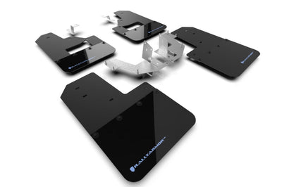 Rally Armor 21-22 Ford Bronco (Plstc Bmpr + RB - NO Rptr/Sprt) Blk Mud Flap w/Area Blue Logo - Body & Protection